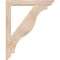 Ekena Millwork Funston Slat Smooth Bracket w/ Offset Brace, Douglas Fir, 5 1/2"W x 34"D x 42"H BKT0604X34X42FST06SDF - alternate 4